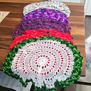 Bundle (15) Crochet Doilies